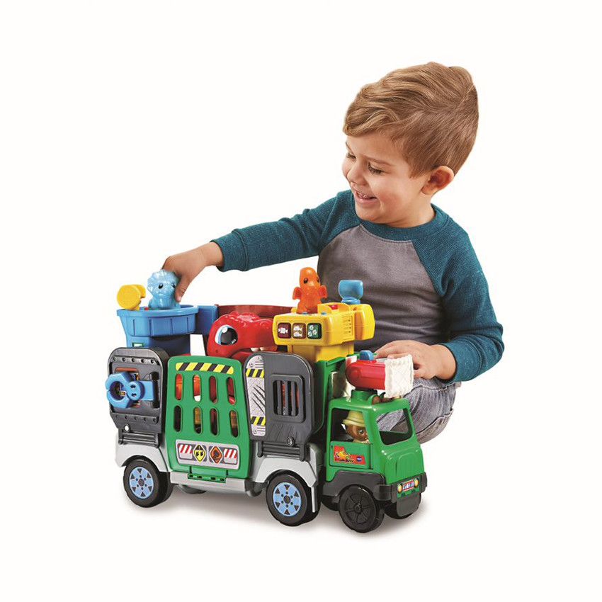 Jouet 1er âge - Tut Tut Copains - Super Camion Dinos - Ecru