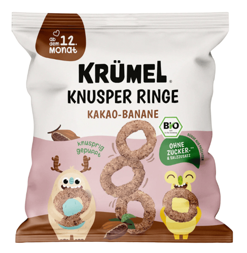 Krümel BIO Knusper Ringe Kakao-Banane