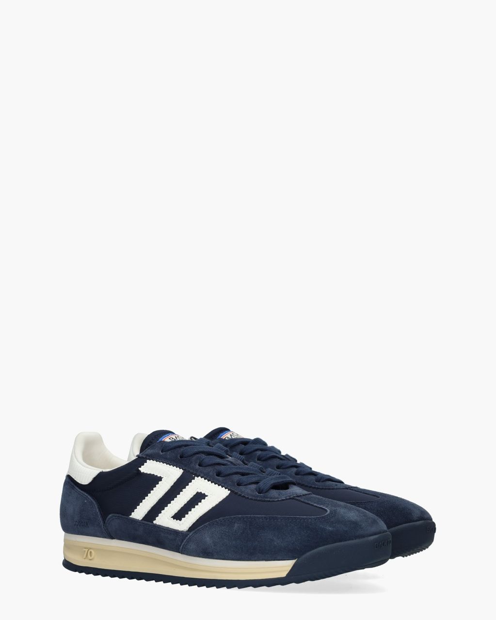 Back 70 Jogger Donkerblauw/Wit Herensneakers