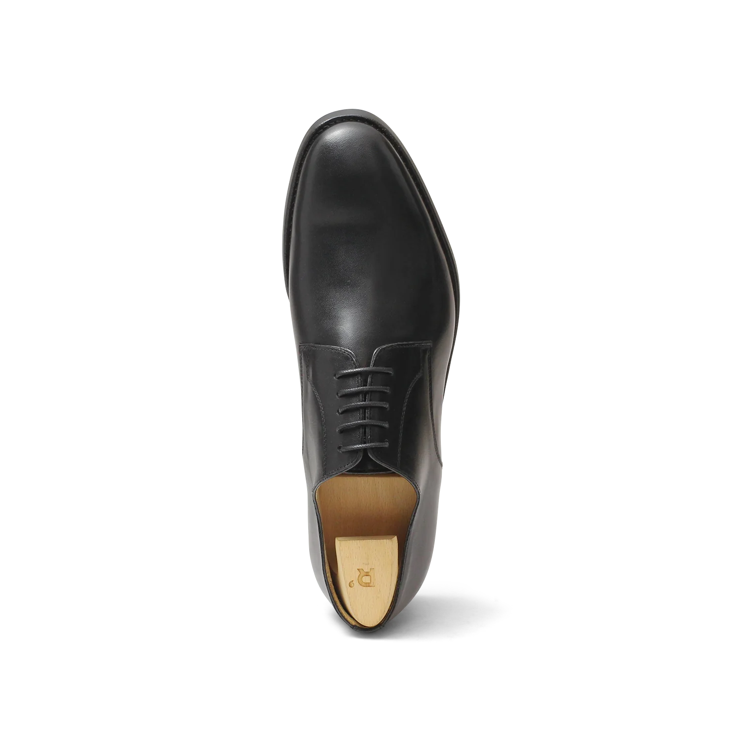 Dikens-Derby en cuir noir
