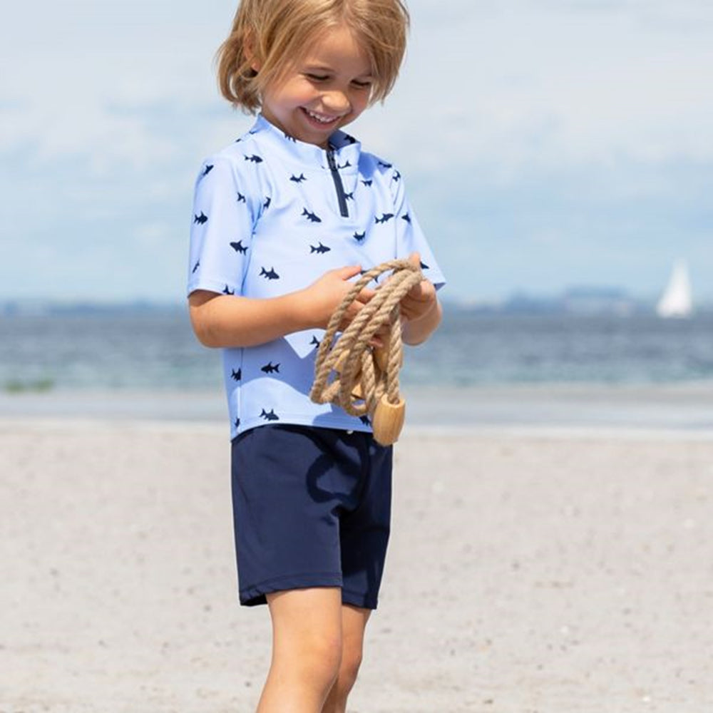 Blue Alex Badeshorts - Petit Crabe → Luksusbaby.dk