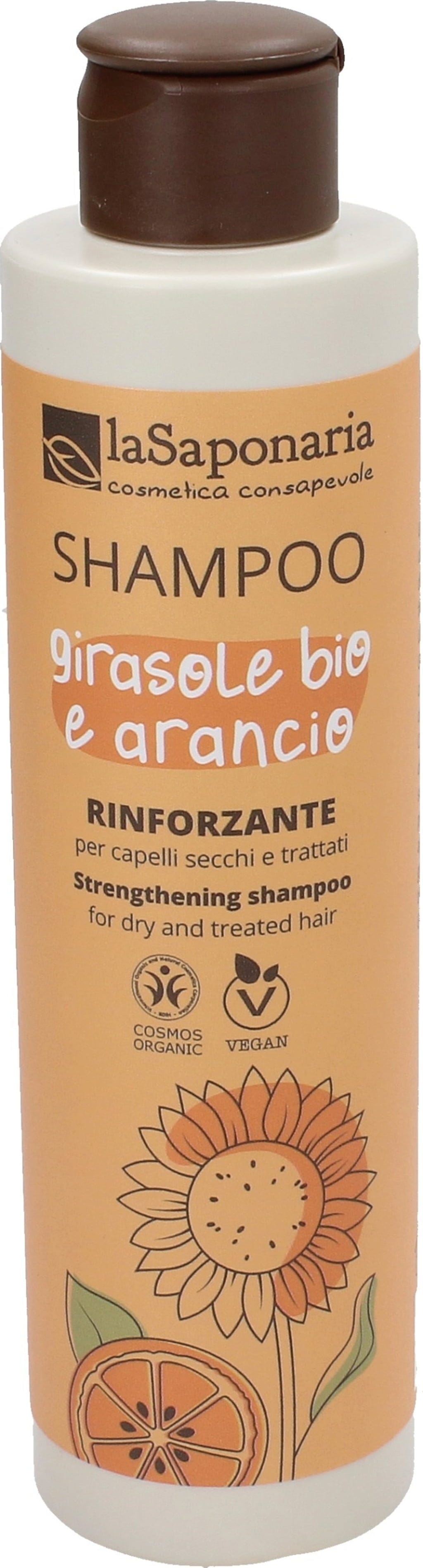 La Saponaria  Shampoo Sonnenblume & Süßorange, 200 ml