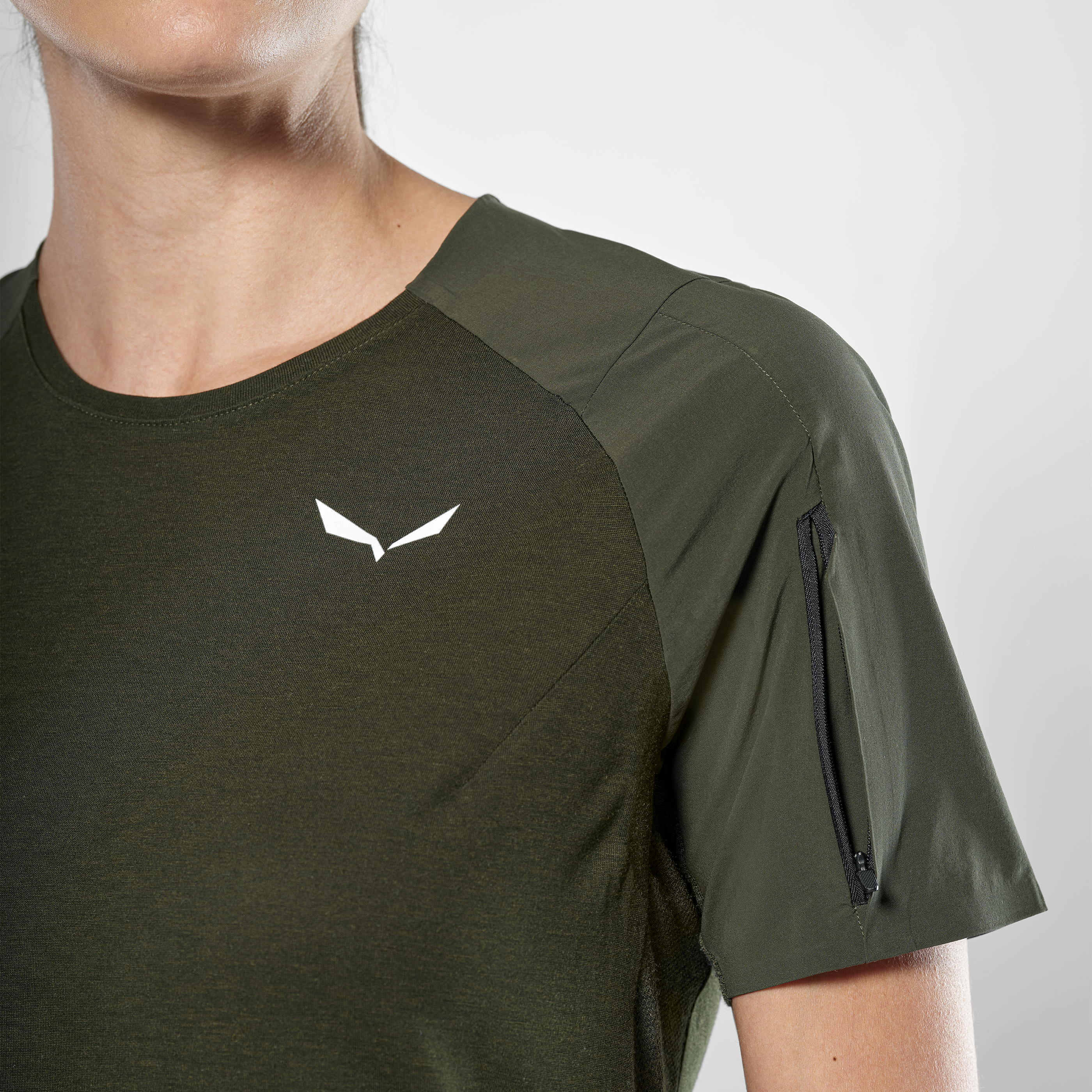 Puez Merino Hybrid T-Shirt Damen