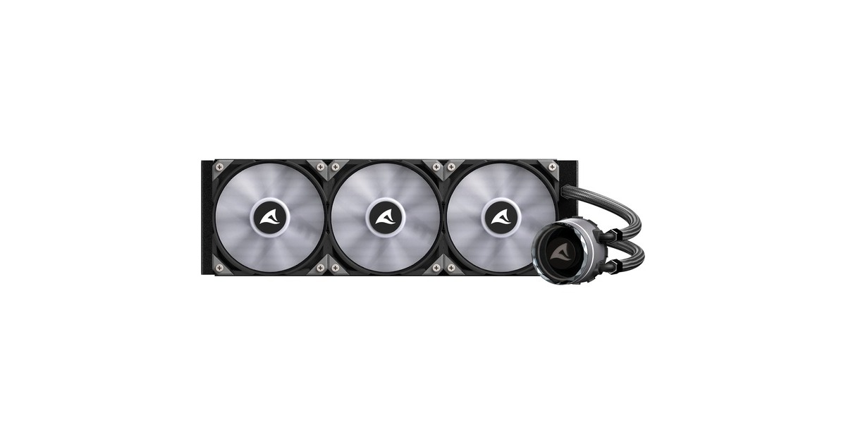 SharkoonS90 RGB waterkoeling  (Zwart, 4-pins PWM fan-connector)
