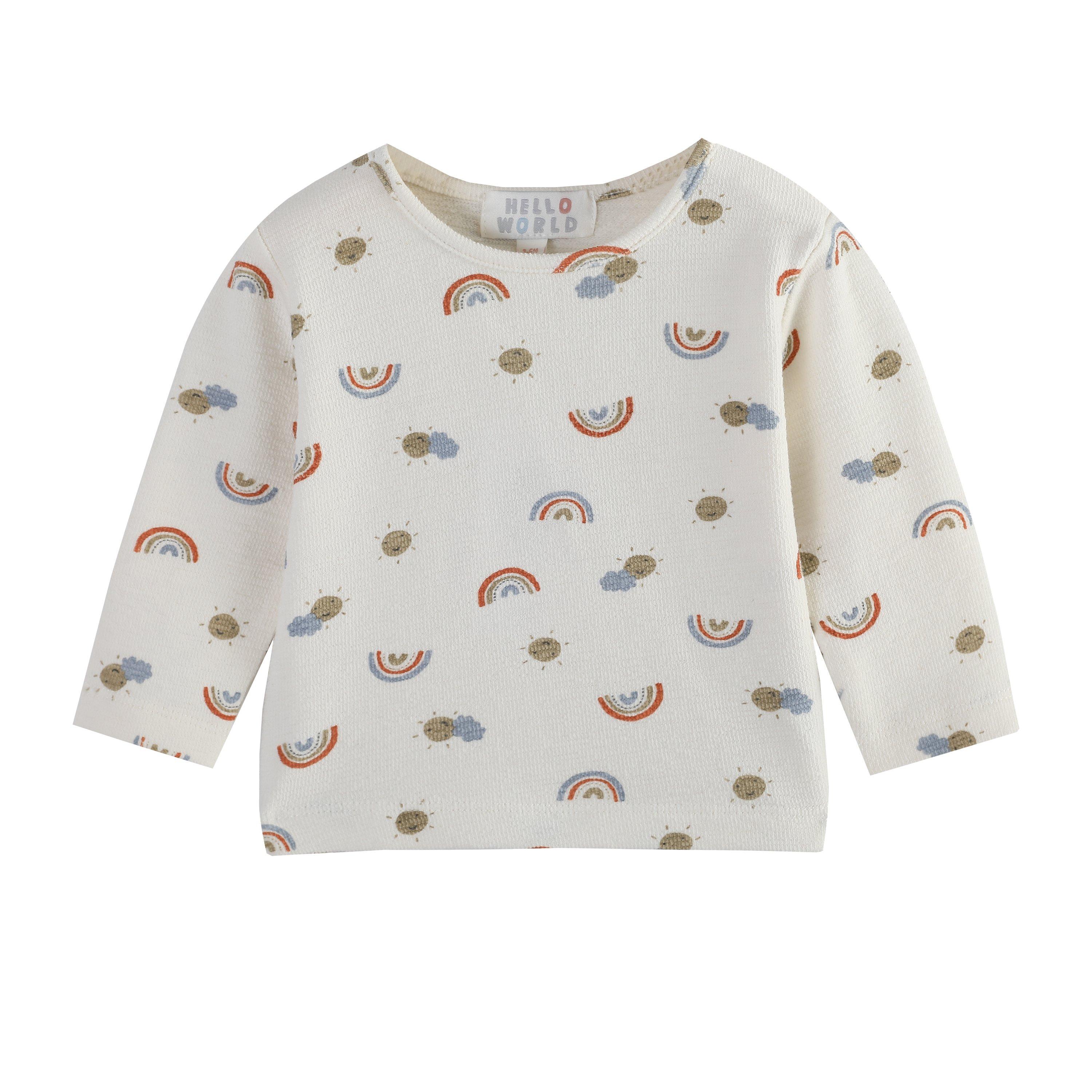 Hello World Studio Baby Unisex Rainbow 2 Piece Set
