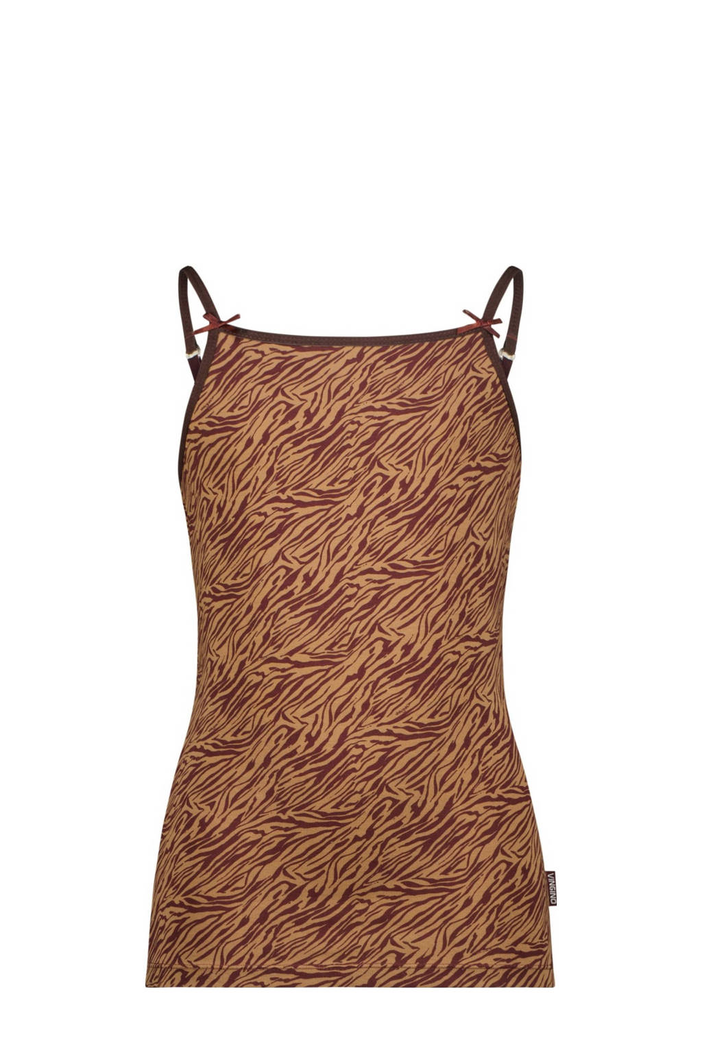 singlet + short Zebra lichtbruin