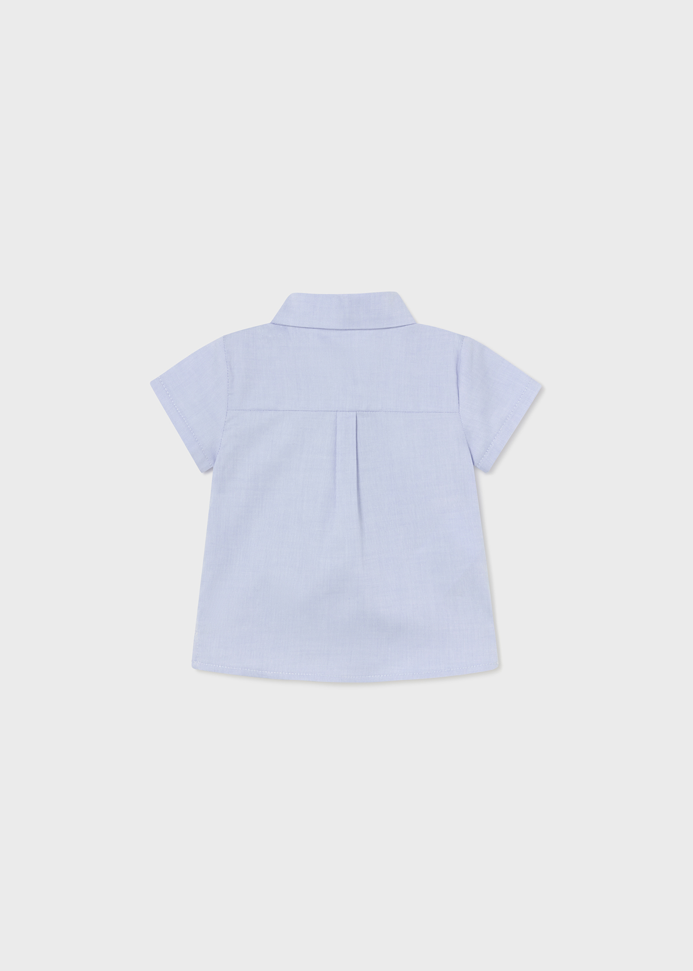 Camisa Oxford de bolso para recém-nascido