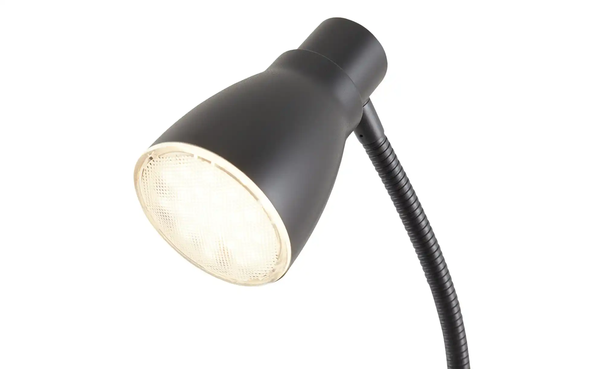 KHG LED-Tischleuchte, schwarz mit flexiblen Arm