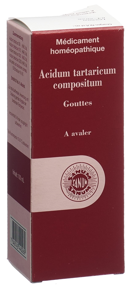 SANUM Acidum tartaricum compositum Tropfen 100 ml