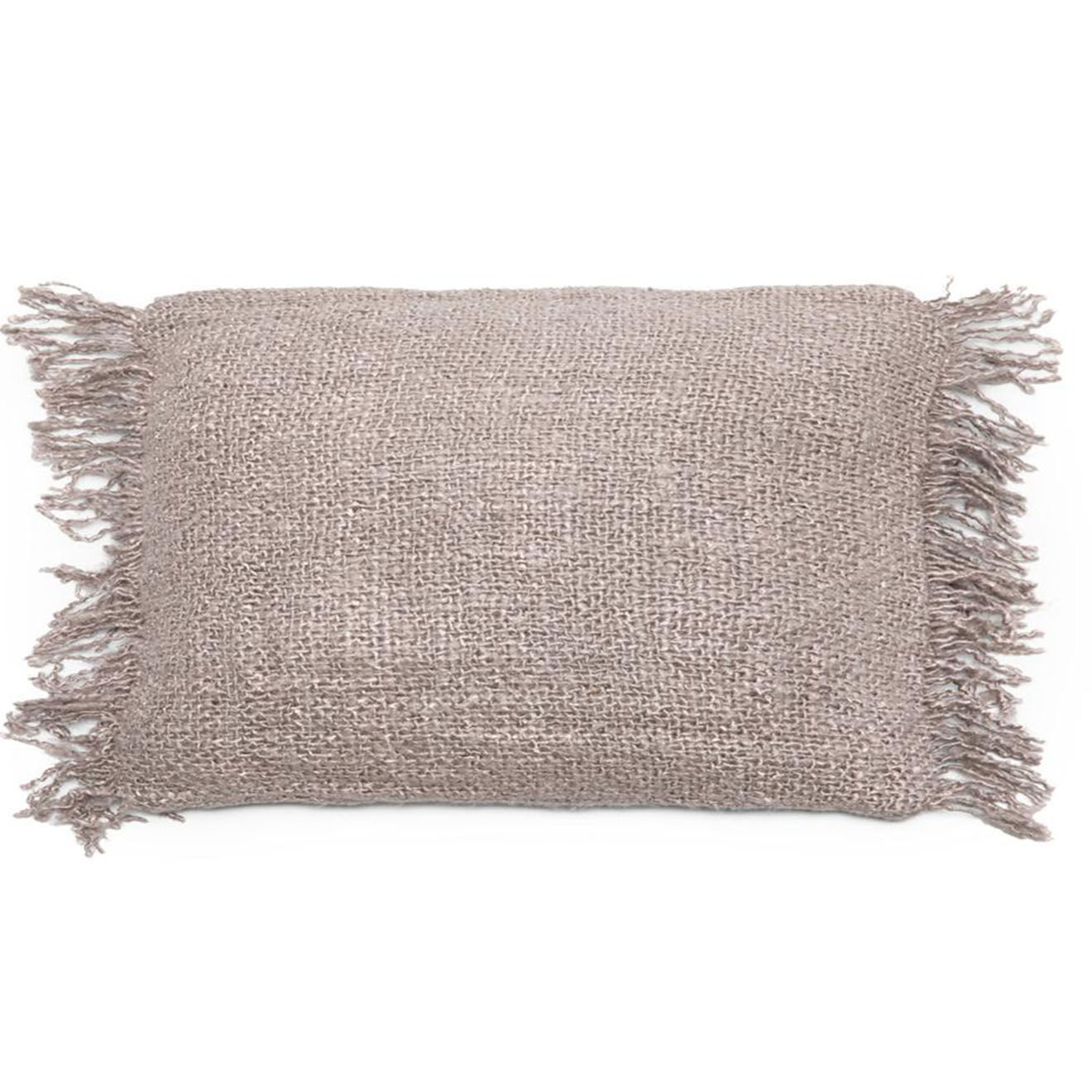 Bazar Bizar Housse de coussin Oh My Gee grise - 30x50 cm