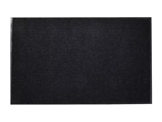 Tapis d'entrée Noir PVC 90 x 120 cm