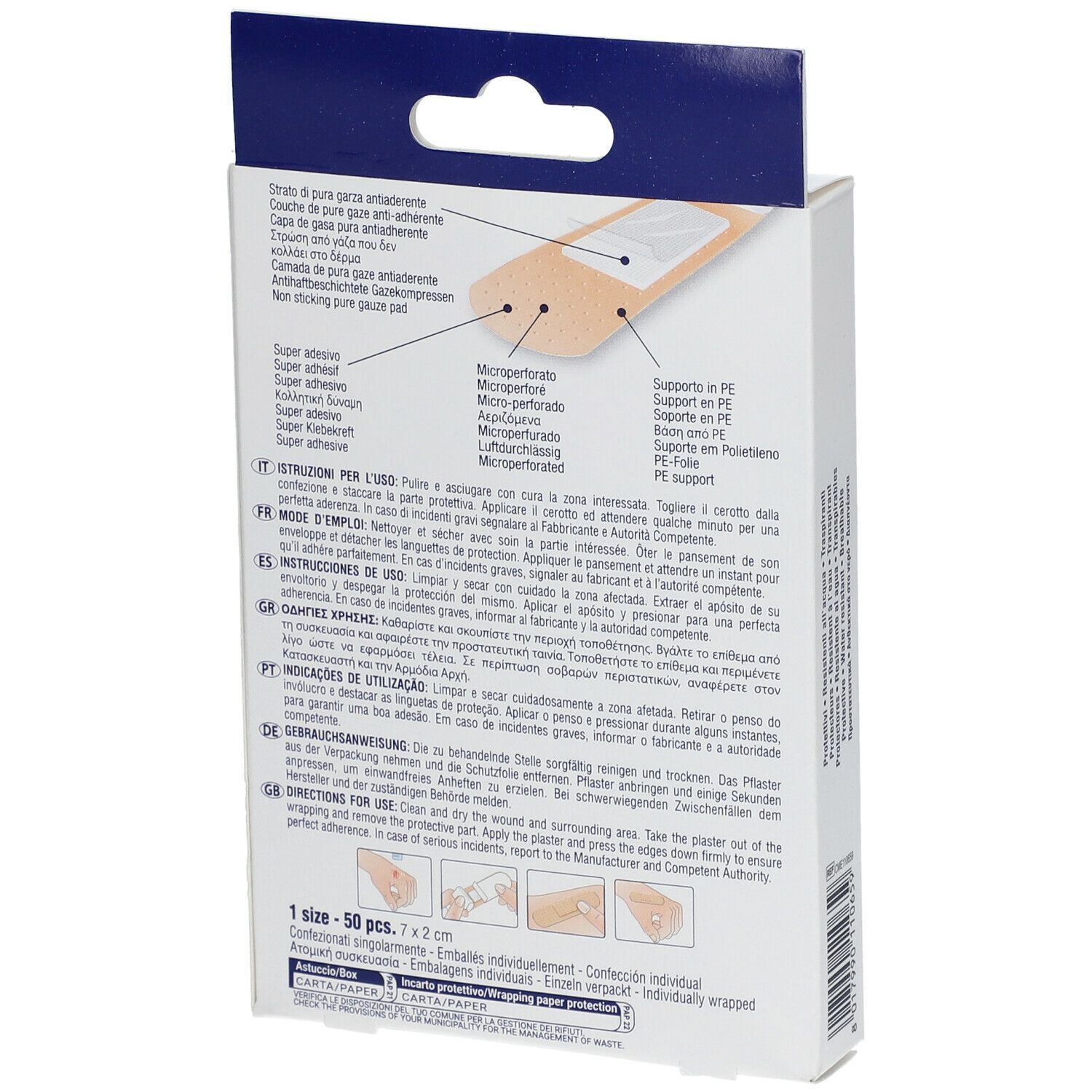 Pharmadoct Pflaster Klassisch 2 x 7 cm