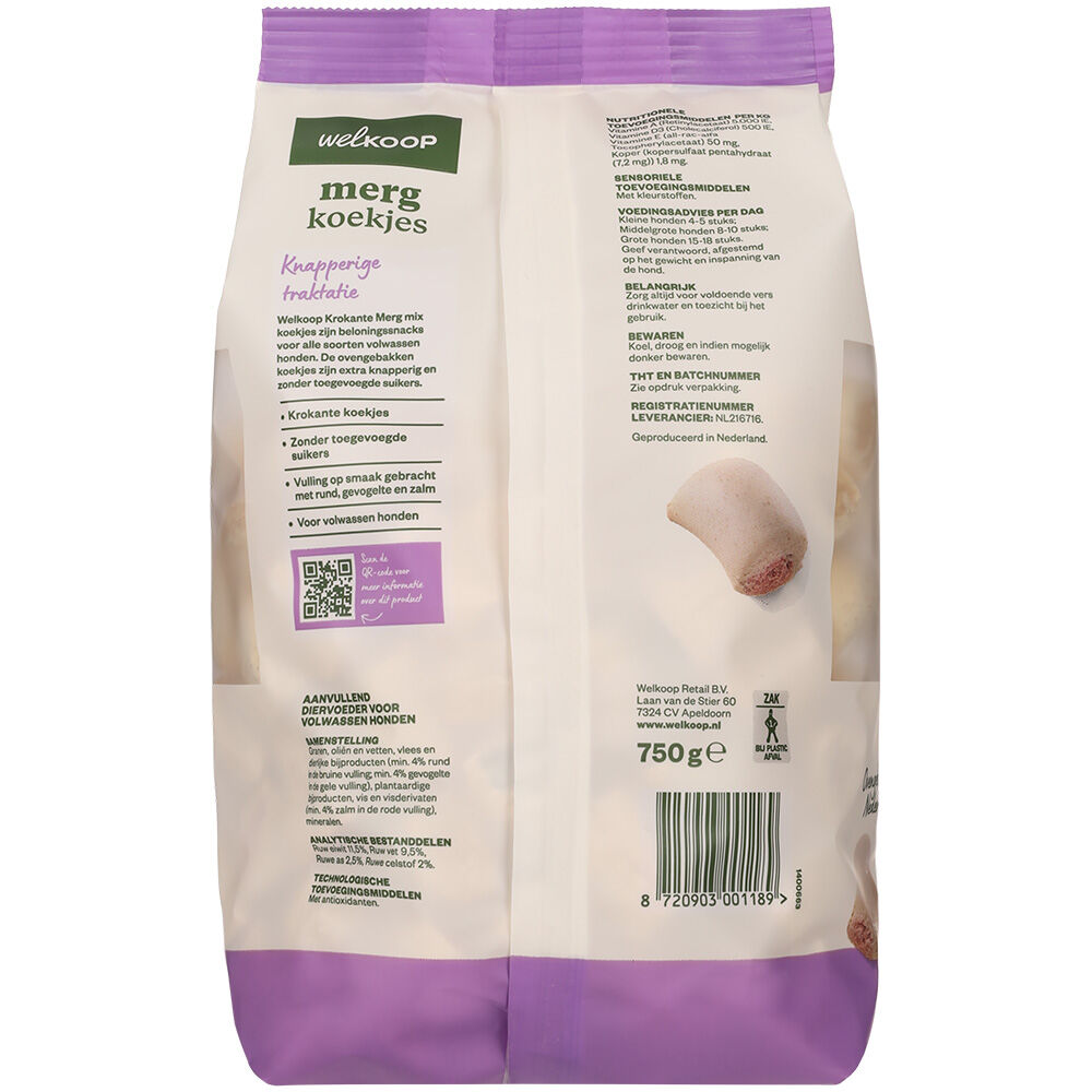 Welkoop Merg - Hondenkoekjes - 750 Gram - merg