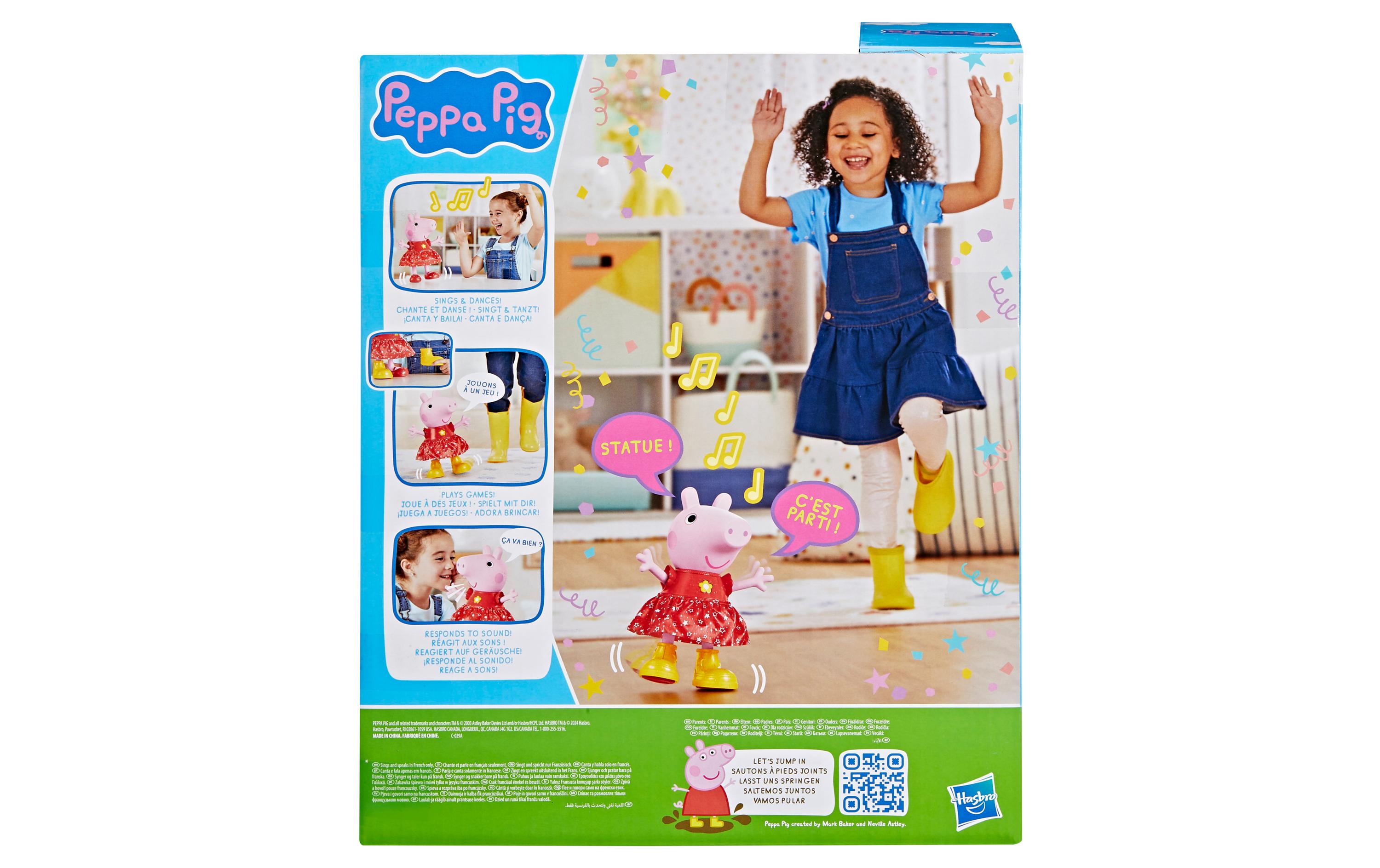 Spielfigurenset Peppas Matschepfützen-Party -FR-Interaktive Puppe mit Soundeffekten