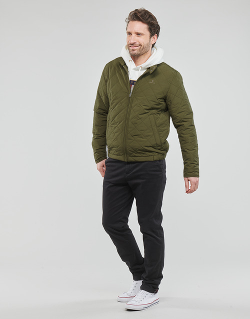Gant - QUILTED WINDCHEATER - Kaki