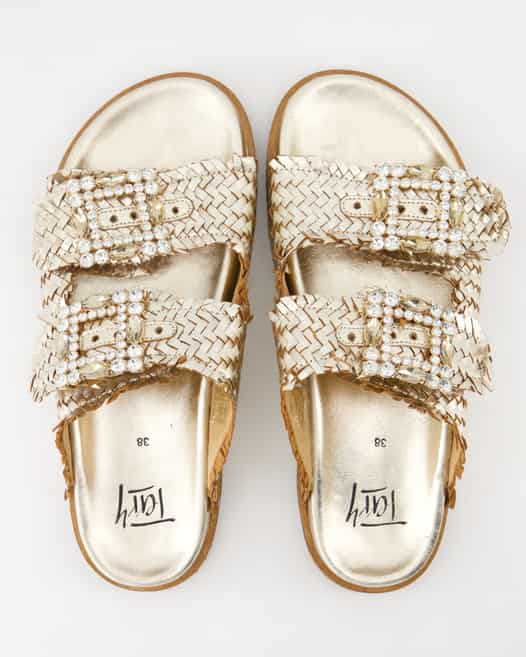Terry 5476B27111B2 Pantoletten in Gold