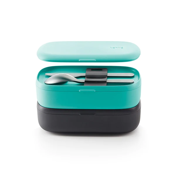 Set de 3 couverts en inox spécial lunch box basics To Go Lékué