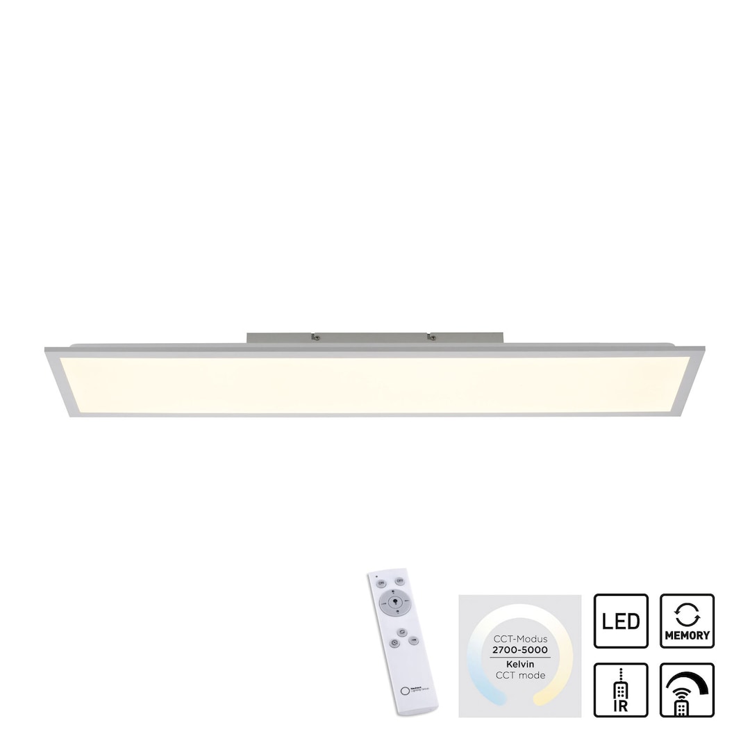 LED-Deckenleuchte Flat 100x25 weiß