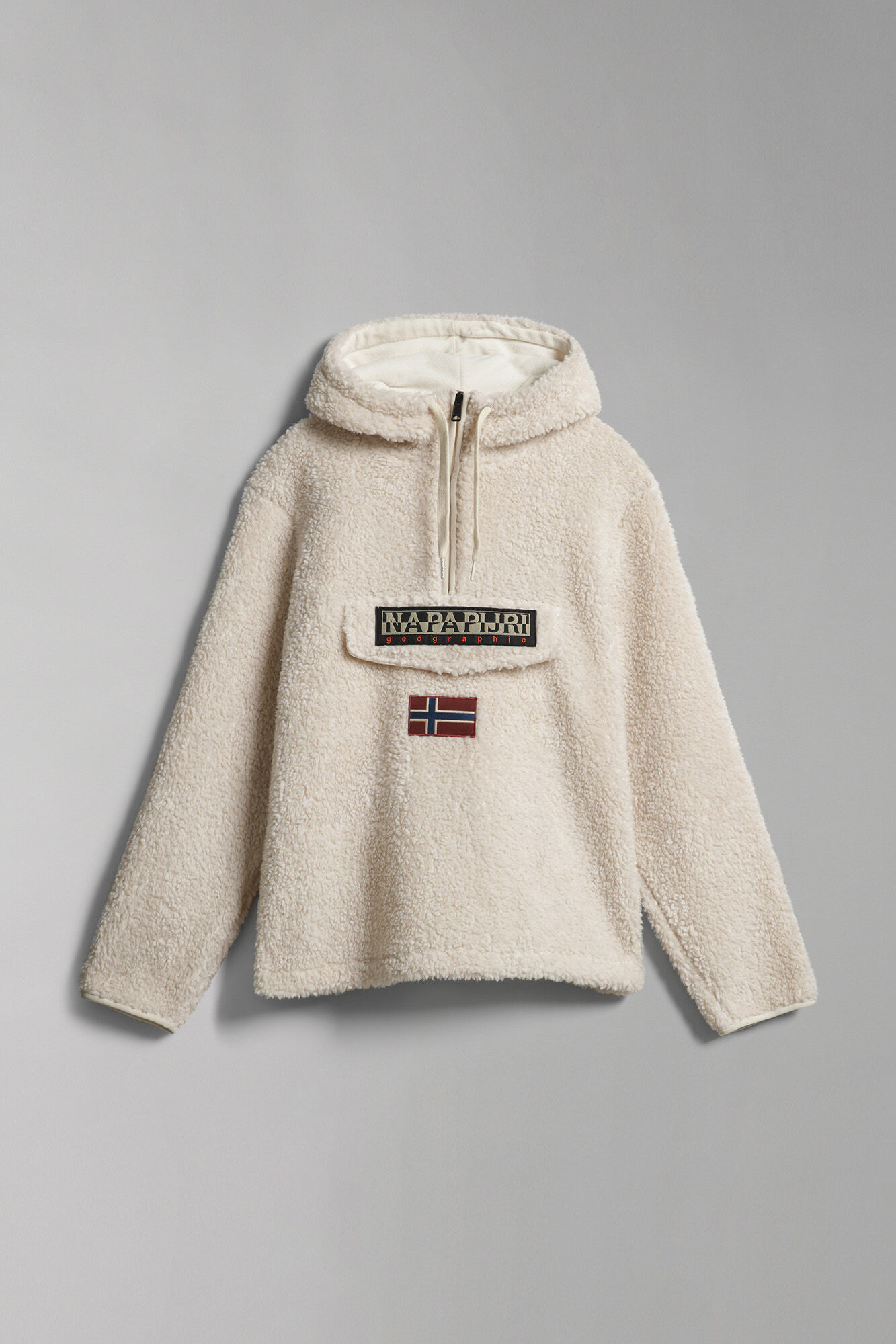 Moletom com capuz Burgee Fleecewear - Marfim