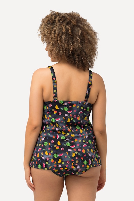 Tankini, Früchte, Softcups, Volants, recycelt