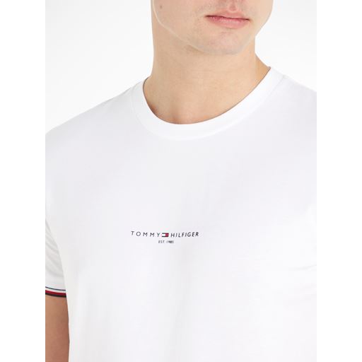 Tommy Hilfiger Logo Tipped T-shirt, White, L