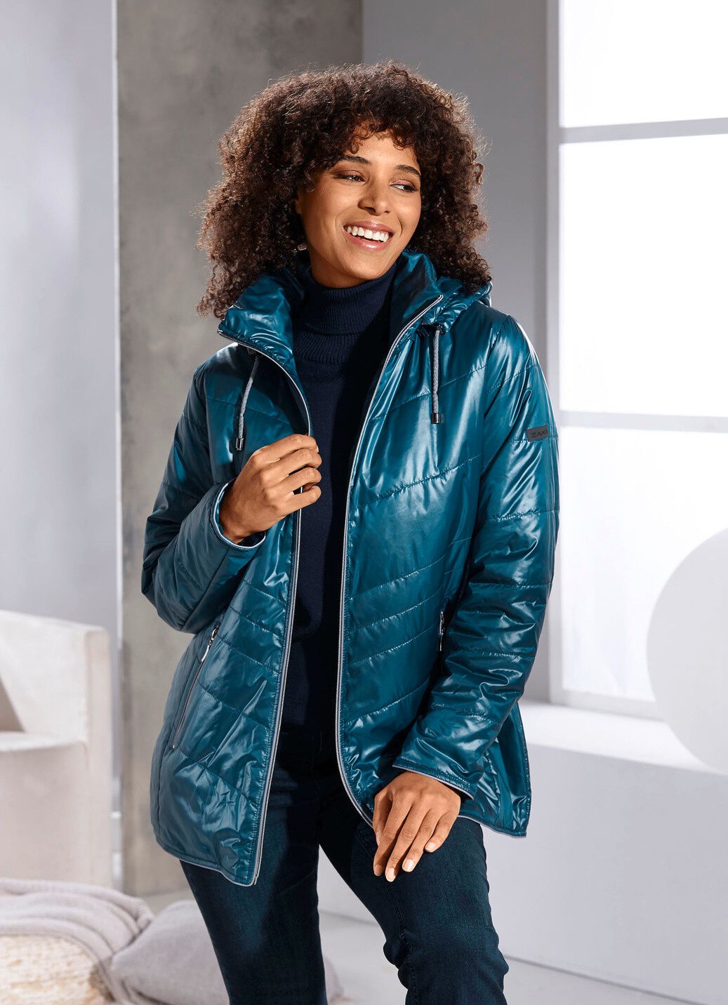 Jacke mit Reißverschlusstaschen