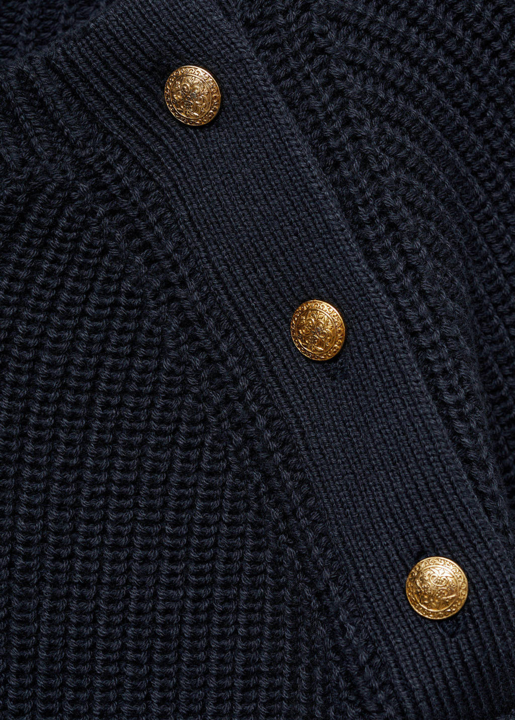 Mango Kids gebreide trui donkerblauw