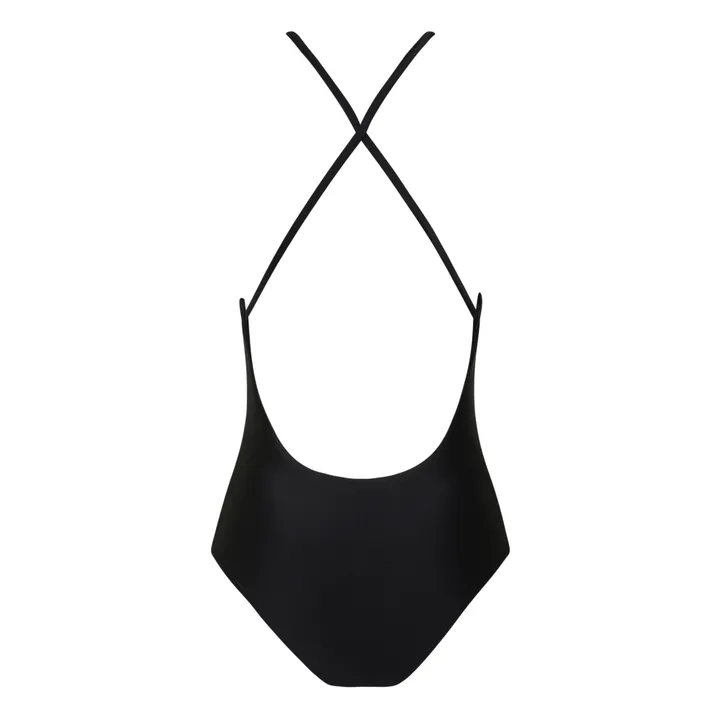 Matteau Maillot 1 Pièce Crossback Plunge | Noir