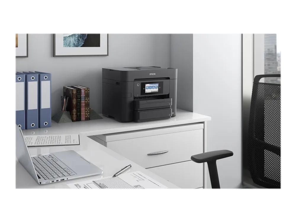 Epson WorkForce Pro WF-4830DTWF - Multifunktionsprinter - farve - blækprinter - A4/Legal (medie) - op til 25 spm (udskriver) - 500 ark - USB 2.0, LAN, Wi-Fi(n), USB vært, NFC