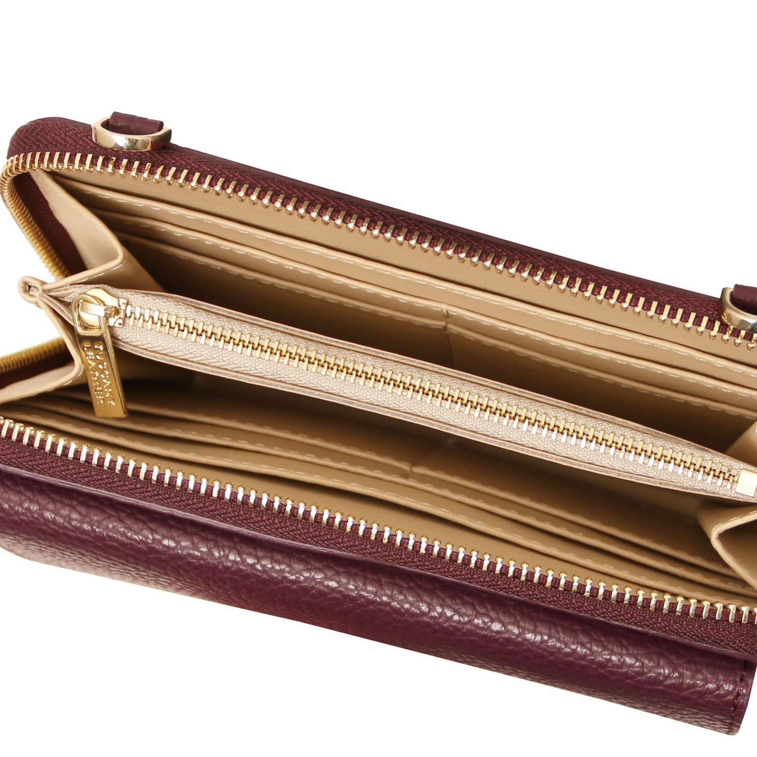 TL142433 – Urania – leren Portemonnee/phone holder with strap
