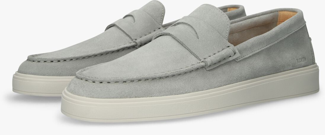 grijze blackstone loafers zuko enzo