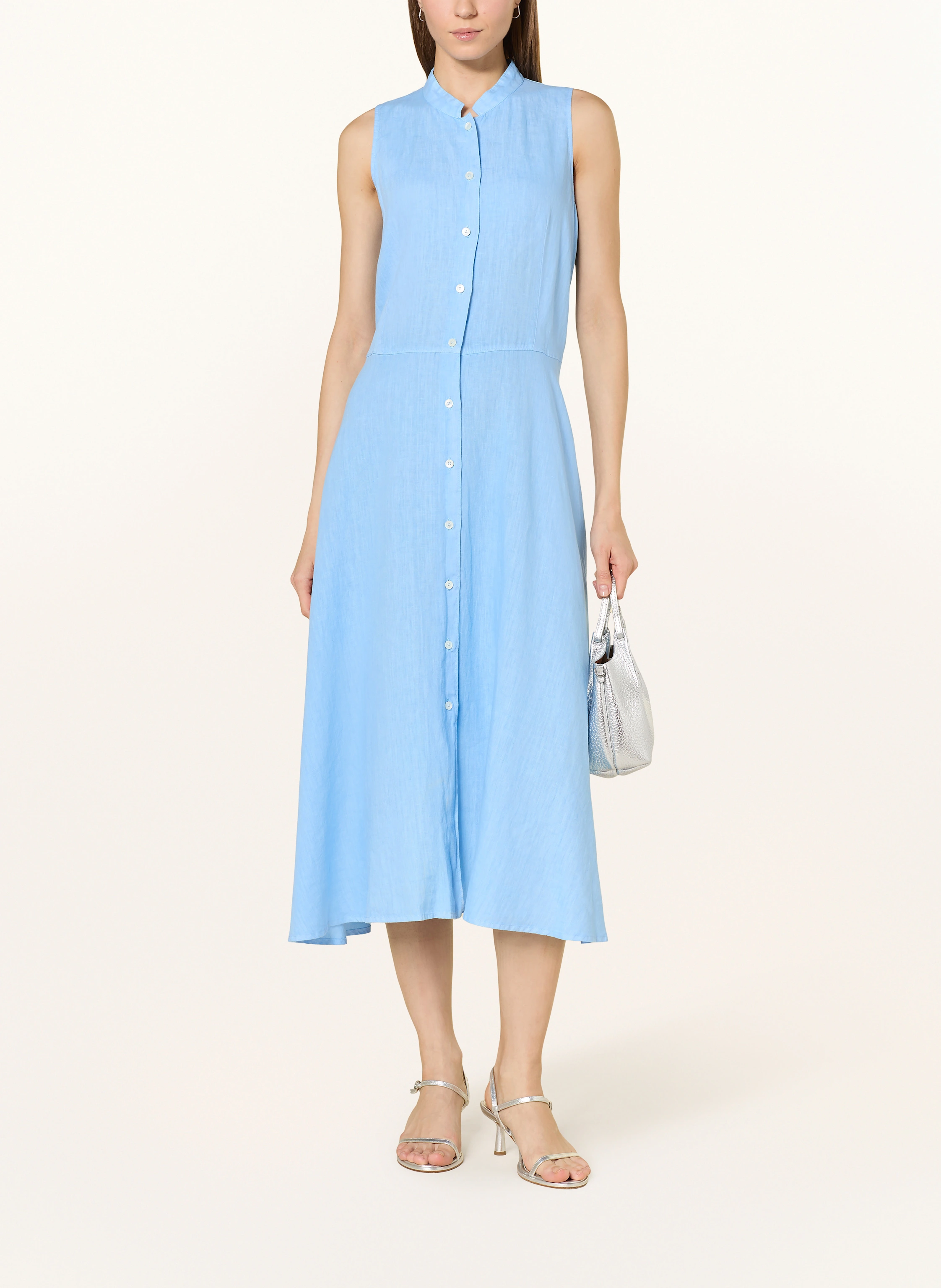 ROSSO35 Leinenkleid