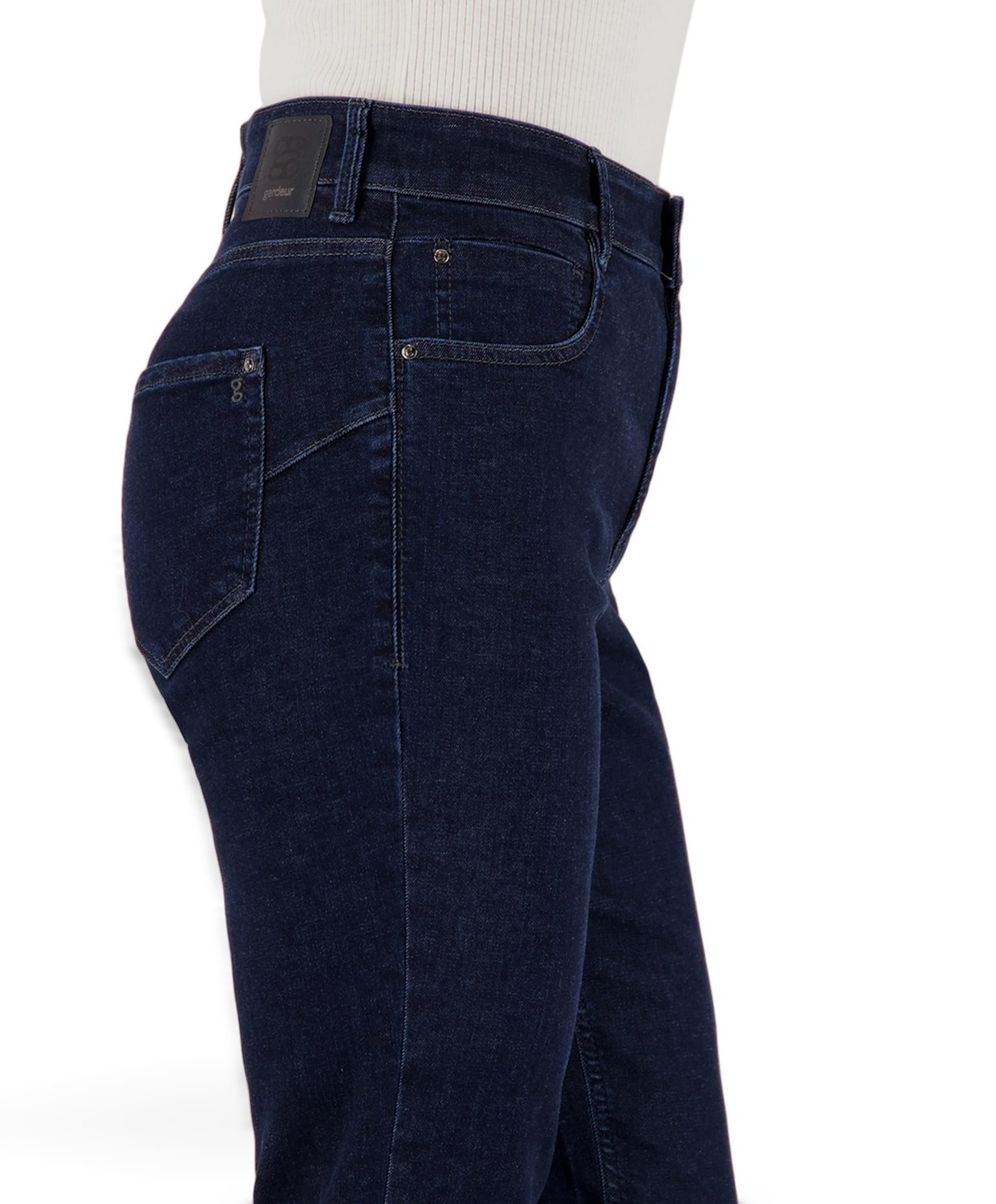 Gardeur Hose 5-Pocket Straight dames jeans blauw