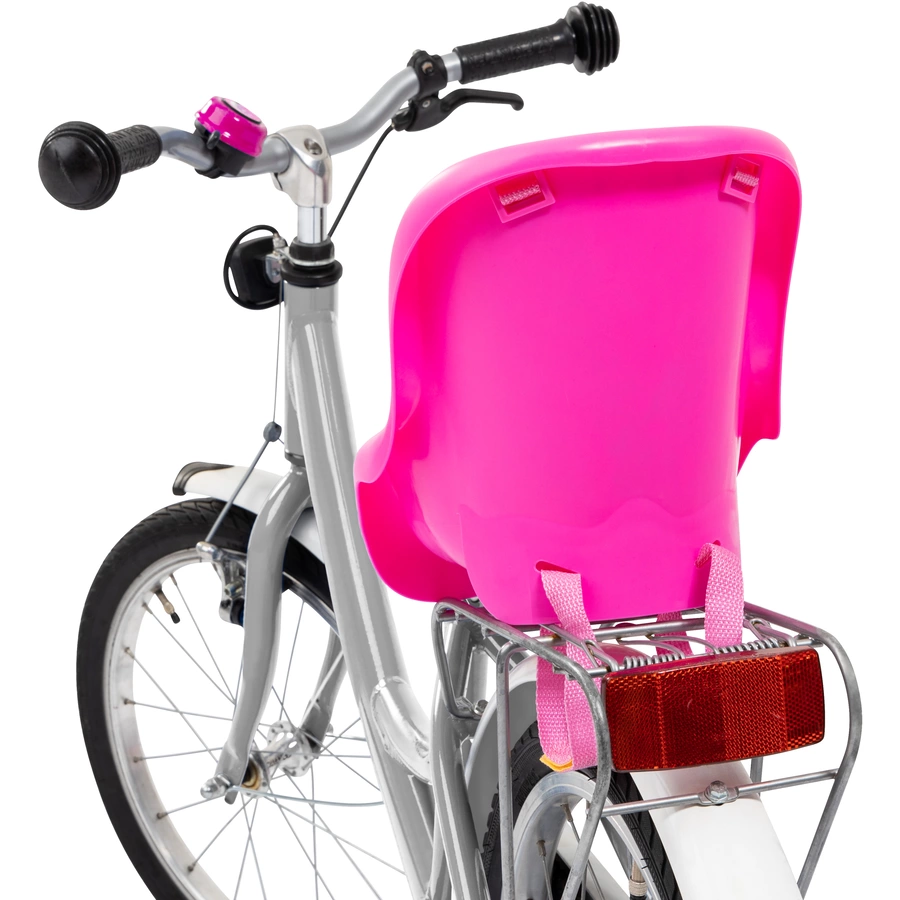 bayer Design Puppen-Fahrradsitz, pink mit Einhorn