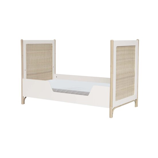 Océania lit 60x120 tressage rotin   Neige        de               Théo