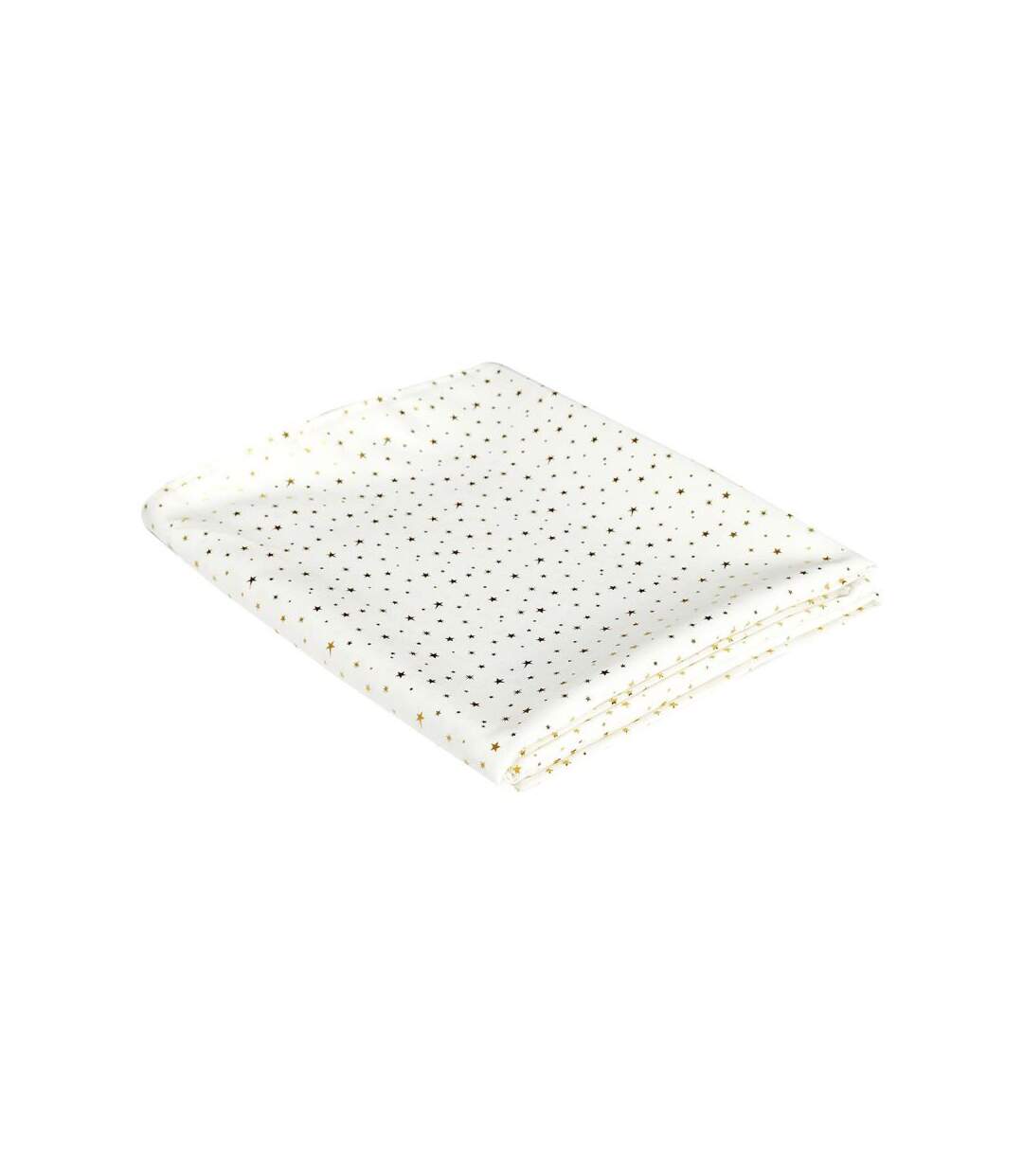 Paris Prix - Nappe Rectangulaire étoile 140x250cm Blanc