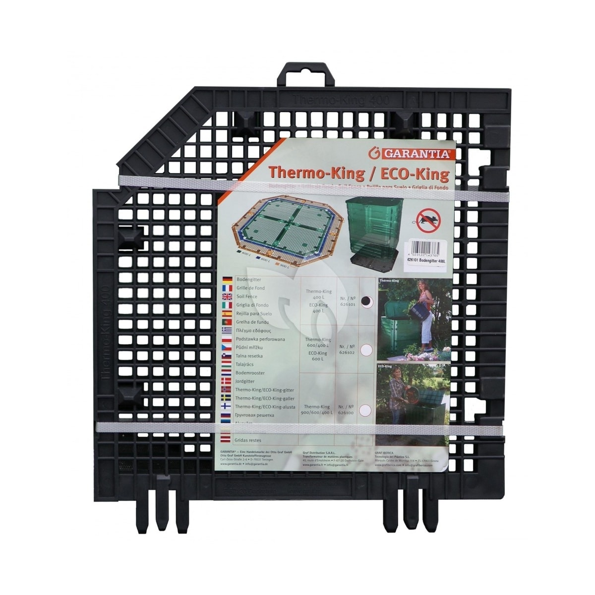 Jordgjerde for komposter Thermo-King, Eco-King 400/600L