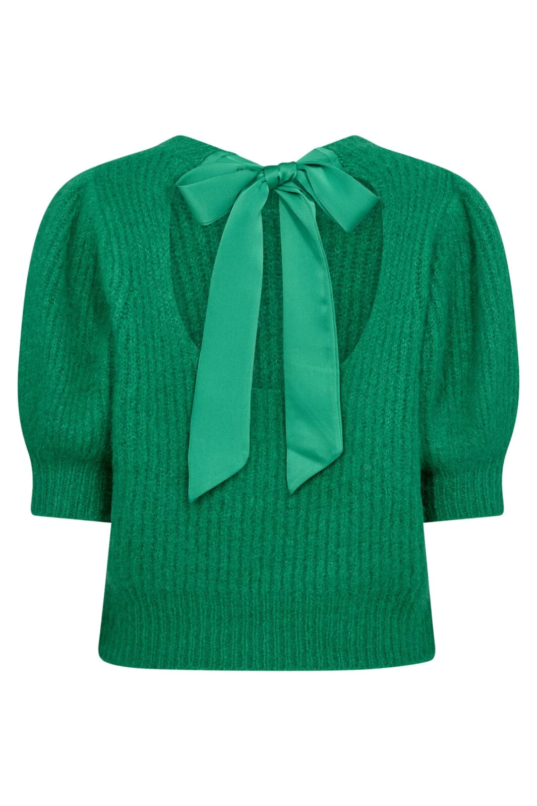 Co´Couture Coraliecc Bow Rib Knit 32135 34 green