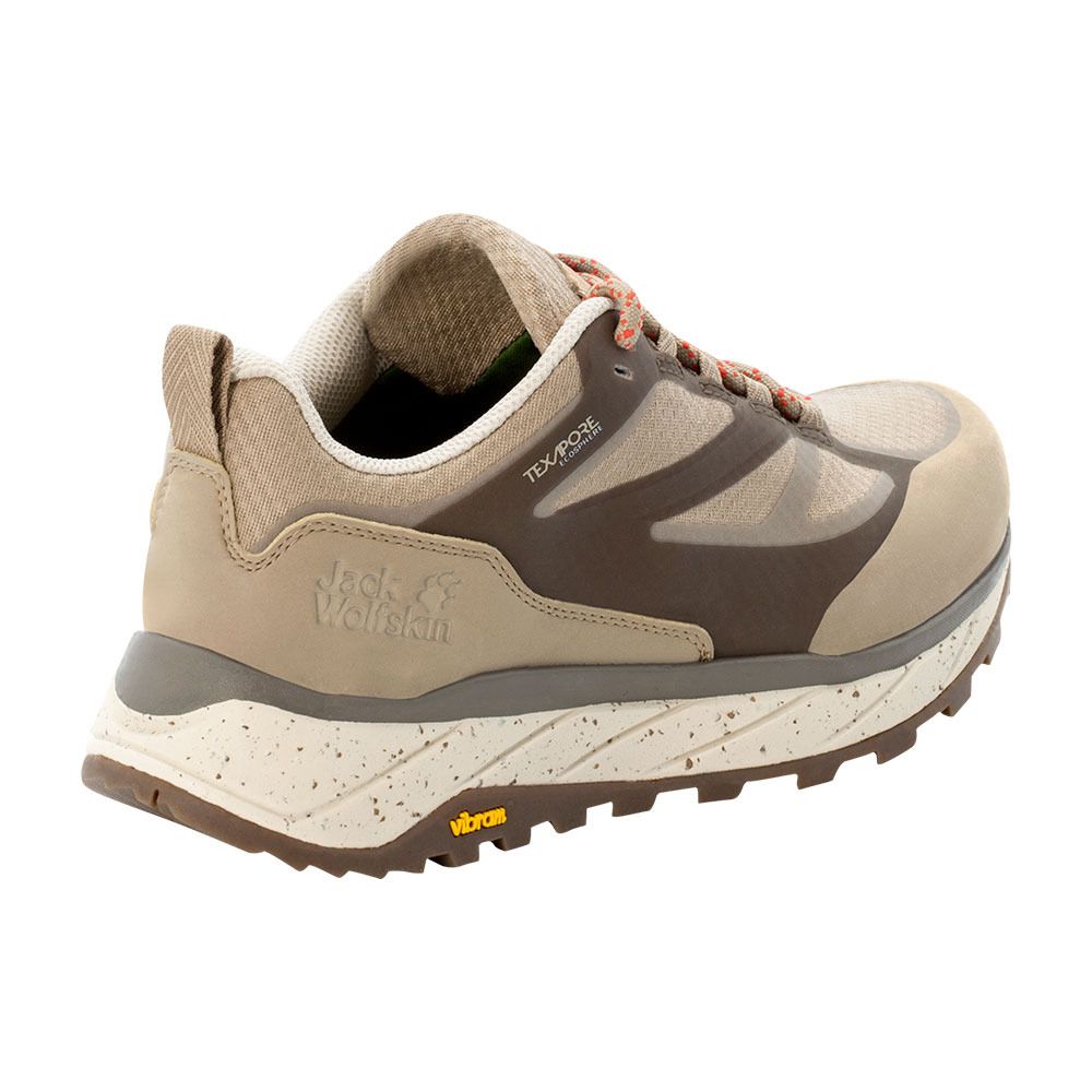 Jack Wolfskin TERRAVENTURE TEXAPORE LOW - Chaussures de randonné Femme beige/light beige