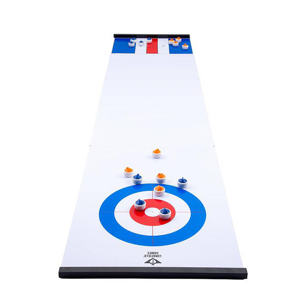 Longfield Curling en sjoelen bord set Curling- en sjoelbord