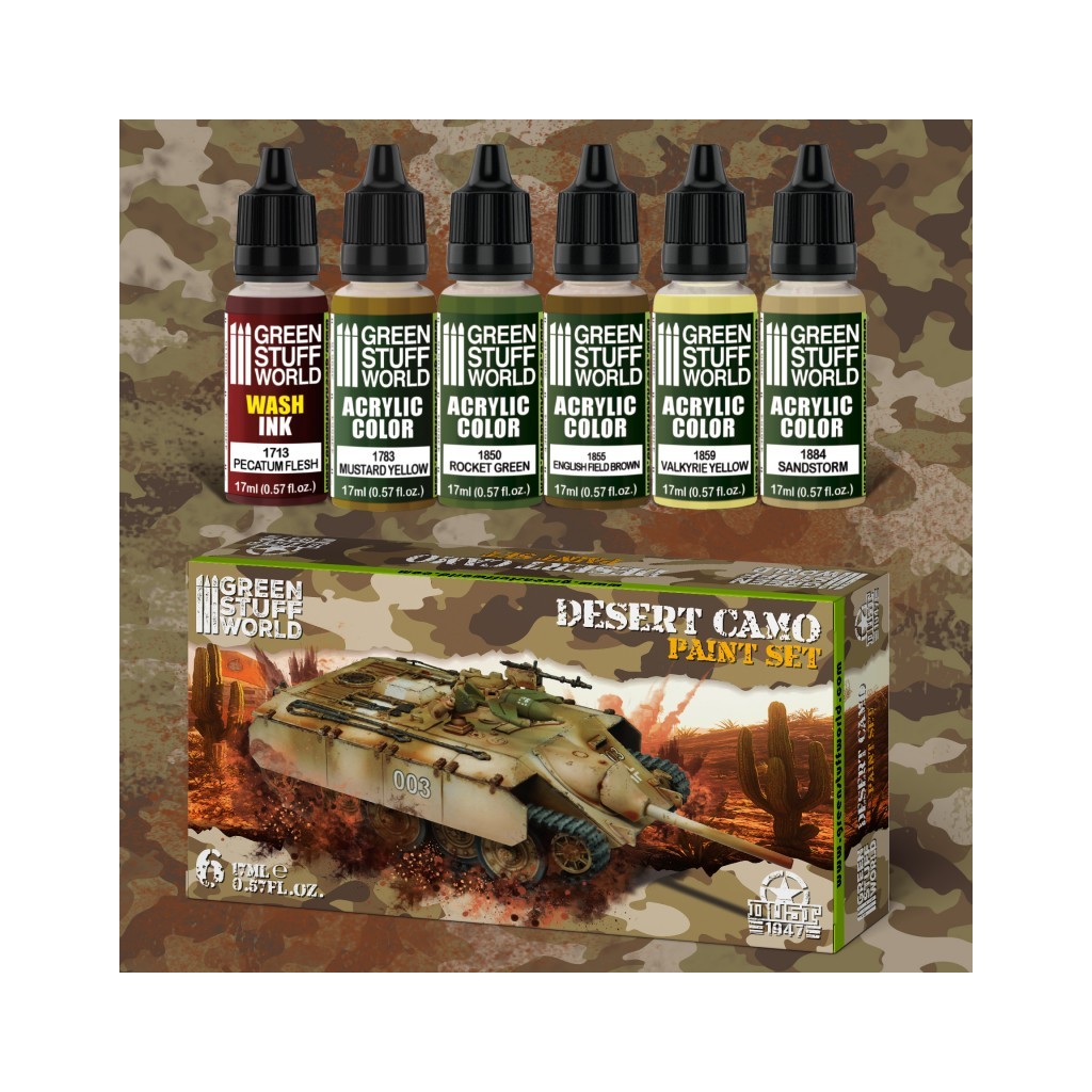 Set de Peinture - Camouflage Desert