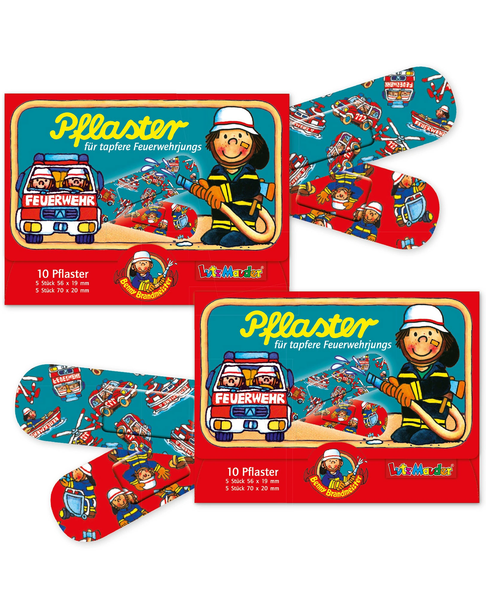 Pflaster-Set FEUERWEHR BENNY BRANDMEISTER