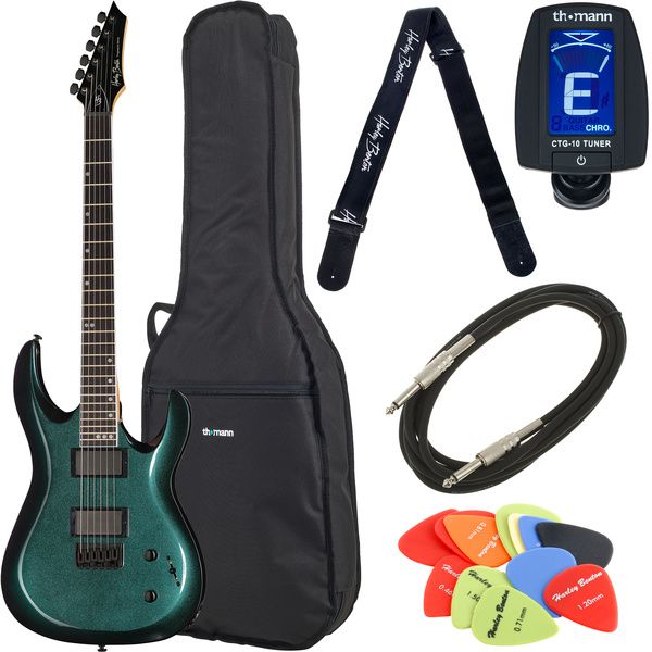 Harley Benton R-446 Flip Flop Blue Bundle