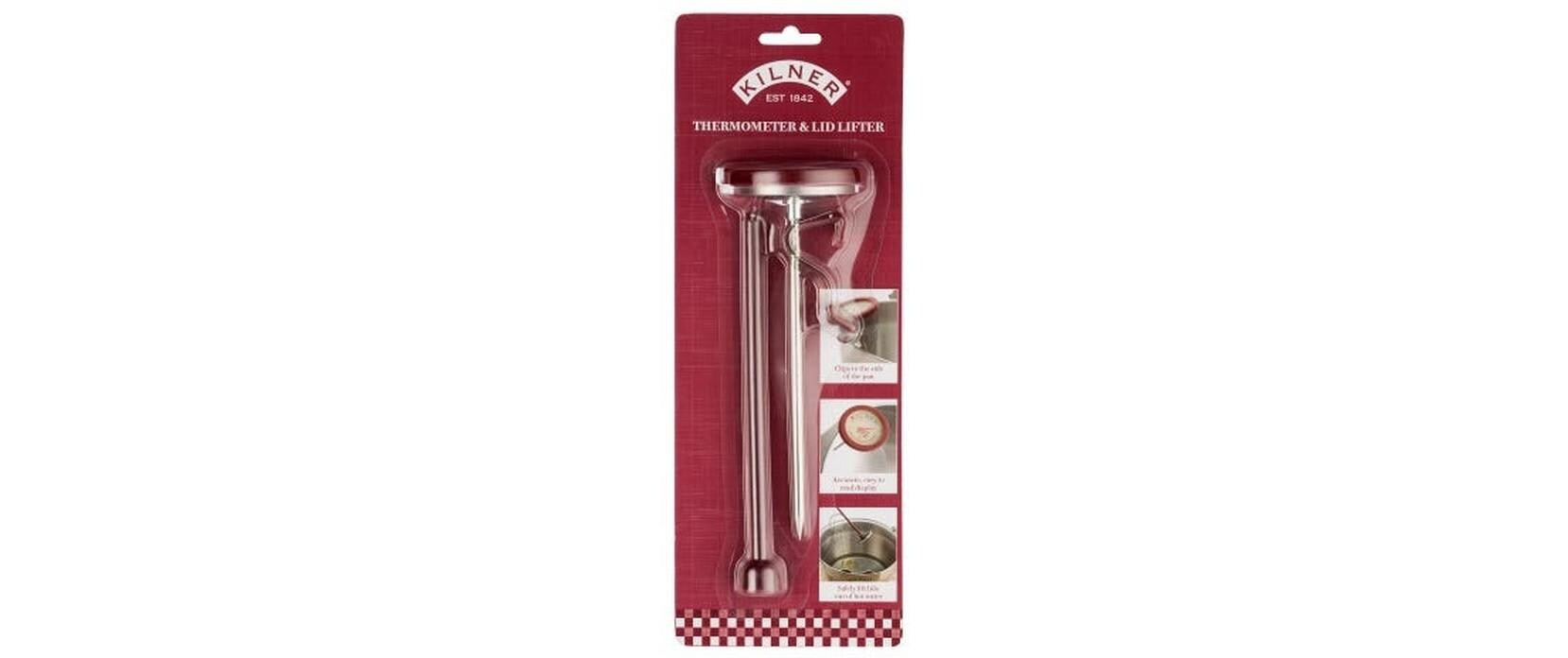 Thermometer und Deckelheber 1 StückThermometer mit Deckelrahmen und Dichtungsdeckel