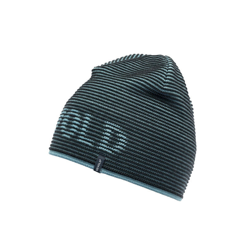 Rib Logo Merino Beanie - Bonnet laine mérinos