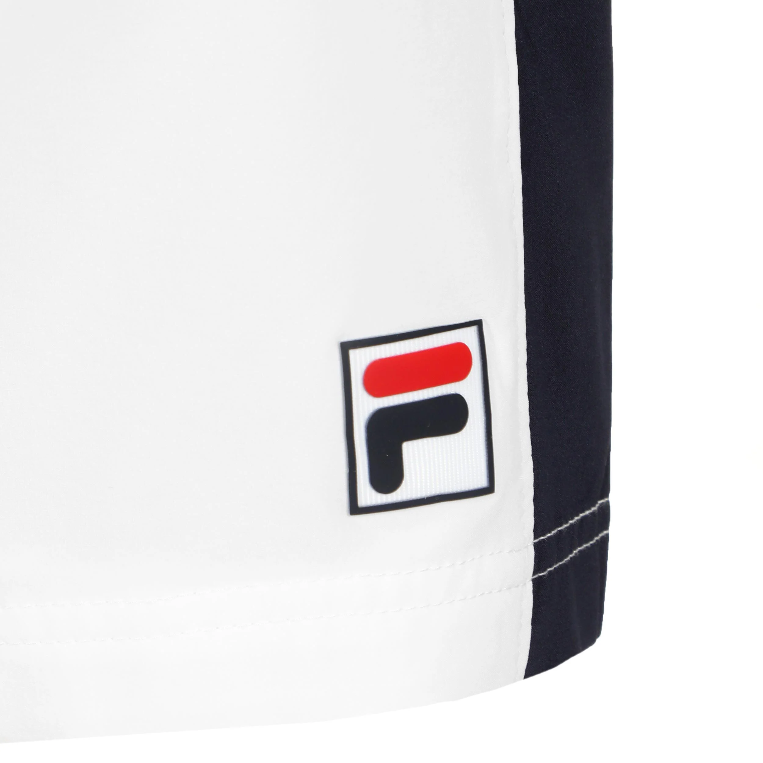 Fila Jakob Shorts Hommes - Blanc , Bleu Foncé