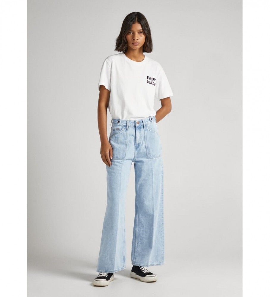 Pepe Jeans Jean Febee Trabalho azul