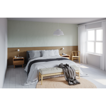 Lattenwand MDF Decowall Essential brons eiken 260x30cm, 2 stuks (1.56m2)