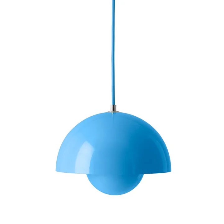 &Tradition - FlowerPot Pendelleuchte VP1, swim blau