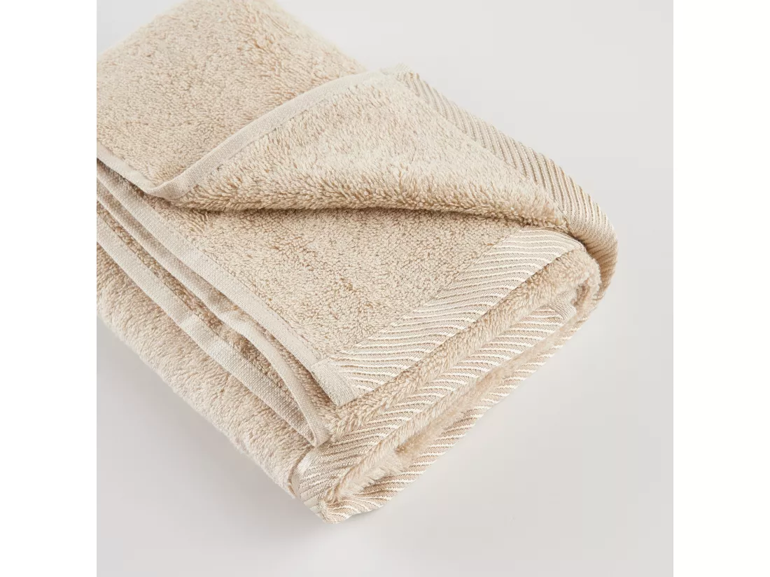 Serviette de Bain en Bambou Beige 50x90 cm